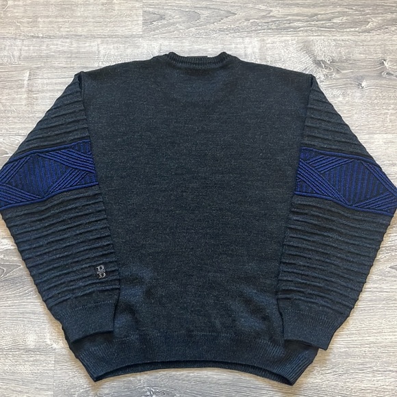 BAFFO Italian Wool Blend Pullover Sweater Men Size L - Picture 10 of 12